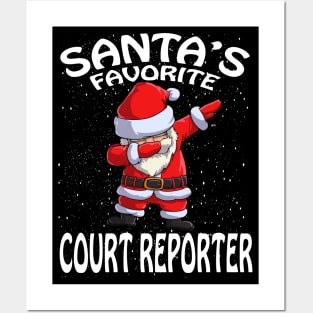 Santas Favorite Court Reporter Christmas Posters and Art